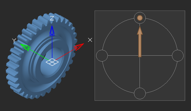 Locator View rotation mode